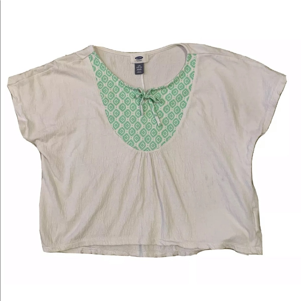 Womens White Tribal Shirt